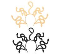 Cabilock 2pcs Snake Headband Unique Medusa Hair Accessories for Women's Halloween Cosplay Versatile Costume Headdress for Parties and Themed Events