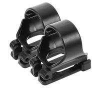 Cabilock 2pcs Snorkel Clip Replacement for Scuba Diving Gear Flexible Locking Keeper for Secure Fit Compatible with Various Diving Equipment Black Snorkel Strap Clips