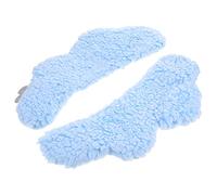 Cabilock 2Pcs Soft Flannel Toilet Seat Covers Washable Toddler Toilet Mats Adhesive Pads for Baby
