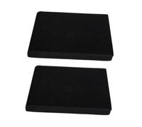 Cabilock 2Pcs Speaker Soundproof Pads High-density Acoustic Isolation Cushions for Voice Box Subwoofer Vibration Absorbing Sponge Mat with Dust Protection and Breathable Material