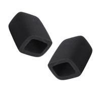 Cabilock 2pcs Sponge Microphone Covers Thick Breathable Windshield Pop Filter Protectors for Office and Studio Use Compatible with Multiple Mic Types