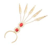 Cabilock 2pcs Stage Performance Props Bracelet Nail Covers Finger Claw Nail Tabs for Women Girls