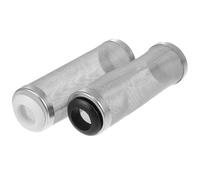 Cabilock 2pcs Stainless Steel Aquarium Strainer Mesh Case Water Inlet Mesh Cover for Fish Tank and Shrimp, Replacement Filter Guard Preventing Large Debris Inhalation, 16mm Size