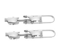 Cabilock 2pcs Stainless Steel Bucket Hasp Latch Fast Locking Mechanism Manual Operation Corrosion Resistant for Chemical Food Pharmaceutical Industrial Use