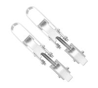 Cabilock 2pcs Stainless Steel Bucket Hasp Quick Fastening Lock Compatibility Leakproof Design for Industrial Chemical Food Pharmaceutical Use