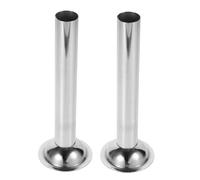 Cabilock 2pcs Stainless Steel Sausage Filling Funnels Fit Meat Grinder Stuffer Tubes Professional Meat Filler Replacement for Sausage Machines Dishwasher Safe Kitchen Accessory