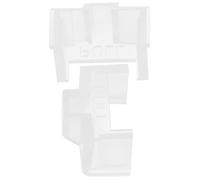 Cabilock 2pcs Stylus Protective Cover Needles Vinyl Player Needle Cover For Record Player Vinyl Record Turntable Stylus Pickup Silver Plastic