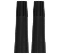 Cabilock 2pcs Threaded Extension Pole Adapter Connector for Broom and Mop Handles, Plastic Sturdy Replacement Parts Tightly Connected Design, Suitable for Cleaning Walls and Ceilings