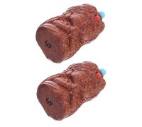 Cabilock 2pcs Tibetan Wealth Goddess Wooden Beads Carved Wood Beads for DIY Bracelet Necklace Making Craft Supplies Ethnic Spiritual Jewelry Components