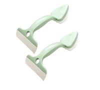 Cabilock 2pcs Tile Cleaning Brush Double-headed Bathroom Accessories Floor Glass Cleaning Tool