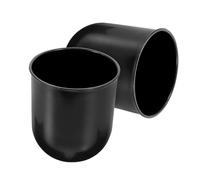 Cabilock 2pcs Toilet Brush Holder Plastic Cup for Bathroom Cleaning Compact Design for Home Hotel Office Use Lightweight Space Saving Toilet Brush Container