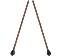 Cabilock 2pcs Tongue Drum Mallets Set Black Tapered Silicone Heads, Wooden Percussion Sticks for Beginners and, Musical Drumsticks Accessory for Practice and Tongue Drum Performance