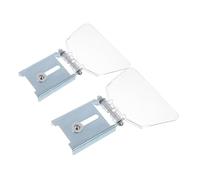 Cabilock 2pcs Transparent Plastic Bench Grinder Eye Shield Anti-Splash Safety Guard Protective Screen for Industrial Bench Grinder Attachment Accessories