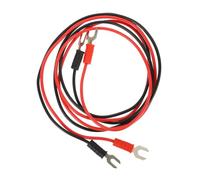 Cabilock 2pcs U-shaped Double-ended Circuit Connection Wire for Physics Lab Electrical Testing Insulated Electric Test Line for Science Classroom Measurement Site Engineering