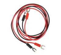 Cabilock 2Pcs U-Shaped Insulated Copper Wire Connection Lines for Electricity Demos Teaching, Data Cable for Tester Monitor, Electrical Cable for Industrial Use