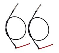 Cabilock 2pcs Ukulele Pickup Transducer with Jack Piezoelectric Film Under-saddle Acoustic Guitar Pickup Red Head Stick for Natural Sound and Broad Device Compatibility