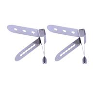Cabilock 2pcs Universal Meat Grill Thermometer Probe Clip Holder for Ambient Temperature Readings BBQ Grill Oven Smoker