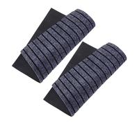 Cabilock 2pcs Urinal Mats Non Drying Bathroom Floor Pads with Antiskid Backing for Hotels and Malls Reusable Washable Deodorizing Mat Around Toilet Base Moisture Absorbent Commercial Pee