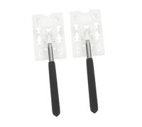 Cabilock 2pcs Vehicle Parking Card Holder Rod Durable Extendable Swiping Sticks for Easy Car Payment Access Portable Tool for Efficient Traffic Flow and Enhanced in Parking Lots