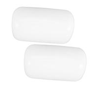 Cabilock 2pcs Vintage White Glass Shades for Bankers Table Lamps Frosted Replacement Lamp Covers for Office Library Desk Lighting Retro Glass Lampshades with Soft Light Diffusion