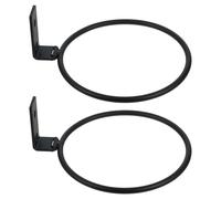 Cabilock 2pcs Wall Mounted Pet Bowl Holder for Cats and Dogs, Foldable Heavy Duty Metal Elevated Feeder Rack with Ergonomic Height Adjustable Design, Raised Food Bowl Stand for Kennels