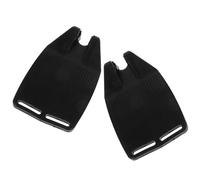 Cabilock 2pcs Wheelchair Footplates Heavy Duty Foldable Abs Plastic Footrest Pedals for Elderly and People with Special Needs, Universal Fit Wheelchair Accessories to Quality of Life