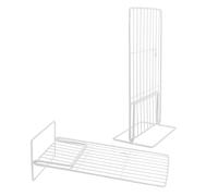 Cabilock 2pcs Wire Freezer Shelf Organizer Heavy Duty Iron Mesh Divider for Food Storage with Enhanced Airflow and Frost Reduction Removable Fridge Partition for Home and Commercial Use