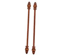 Cabilock 2pcs Wooden Hanging Rod for Picture Display Practical Artist Drawing Bar Home Store Use Sturdy Wood Material Easy to Install DIY Decoration
