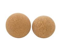Cabilock 2Pcs Wooden Wine Cork Ball Stoppers Decanter and Bottle Replacement Plugs for Wine Beverage Use at Home Bar Party Compact Portable Sealers