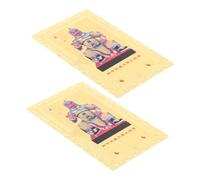 Cabilock 2pcs Year Horse Tai Sui Amulet Copper Cards Feng Shui Protection Plaques for Auspicious Success Wealth Blessings with Positive Energy and Design in Elegant gift for for for for for for Box