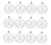 Cabilock 2sets Hanging Christmas Decorations Large Xmas Baubles Luxury Tree Balls Christmas Ornament Balls Festive Supplies 12pcs*2