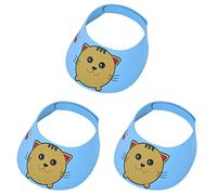 Cabilock 3 pcs Visor Adjustable Shower hat Baby Shower hat Babies Baby Shampoo Rinser Baby Shower Bath Cap Kids Bath Eye Protector Infant Bathing Cap Shampoo Cap Child