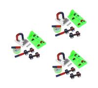 Cabilock 3 Sets Magnet Science Experiment Set for Elementary Physics Education Comprehensive Tools for Classroom and Home Learning Engaging Stem Kit for Magnetic Experiments and Science