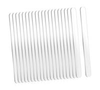 Cabilock 30 Pcs Clear Acrylic Popsicle Sticks for Food and Crafts Transparent Sturdy Ice Cream Sticks with Smooth Surface for DIY Treats and Creative Projects