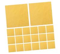 Cabilock 300 Pcs Aluminum Foil Candy Wrappers Precut Foil Packaging Paper for DIY Chocolate Birthday Wedding Holiday Desserts Multi Purpose Wrapping with Glossy Orange Peel Texture