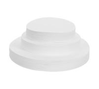 Cabilock 300pcs Qualitative Laboratory Filter Papers Round Medium Speed Chemical Funnel for Oil Testing Industrial Lab Analysis and Scientific Experiments