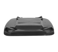 Cabilock 30L Plastic Dustbin Lid Replacement, Heavy Duty Rubbish Bin Cover for Kitchen & Garden, Grey Waste Bin Lid for Outdoor Refuse & Indoor Garbage Cans, 33.6cm x 32cm