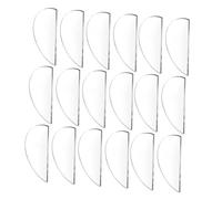 Cabilock 30PCS Clear Acrylic Table Cards with Stands Transparent Place Name Cards for Wedding Reception DIY Blank Seating Signs for Dinner Party and Event Table Setting