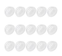 Cabilock 30pcs Clear Plastic Fillable Snow Globe Domes, Diy Ornament Hemisphere Covers for Christmas Craft Decorations, Mini Craft Cloches for Holiday And Home Decor