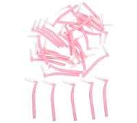 Cabilock 30pcs L-Shaped Interdental Brushes for Teeth Cleaning with Extra Fine Nylon Bristles and Gentle Oral Tissue Care, Soft Silicone Toothpick Flosser for Travel and Daily Oral Hygiene