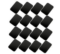 Cabilock 30pcs Magnetic Adhesive Metal Plates for Phone Case Black Iron Sticker for Car Phone Mount Holder Matte Metal Plate for Magnetic Holder and Desk Stand