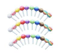 Cabilock 30pcs Mini House Lollipop Model Plastic Colorful Toy Set for Boys and Girls Decorative Vivid Sugar-loaf Lollipop for Party and Photo Props Random Color