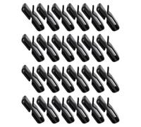 Cabilock 30pcs Outdoor Belt Clip Webbing Strap End Keeper Plastic Buckle Fastener 48mm Replacement Clips for Backpack Helmet Rucksack Pouch Hiking Gear