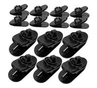 Cabilock 30pcs Small Mic Clips Microphone Cord Clip for Podcasting Tie Use Desktop Microphones