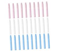 Cabilock 30Pcs Stone Nail File and Cuticle Pusher Set Nail Buffer Multi-Color Manicure Sticks and Pedicure Sturdy Pumice Stick and Polishing