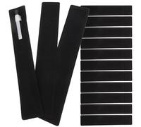 Cabilock 30pcs Thickened Pencil Case Pen Pouch Bag Black Single Pen Sleeve Packaging Bags for Office Supplies Capacity for School Fountain Case for Daily Use