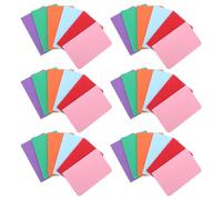 Cabilock 36pcs Mini Journal Notebooks Bulk A6 Lined Pocket Notepad Set with Colorful Covers for Travel and Office Use