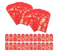 Cabilock 36pcs Red Envelopes 2025 Chinese New Year Party Supplies Chinese New Year Lucky Hong Bao Packet Spring Festival Red Envelopes Zodiac Hong Bao Packet