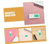 Cabilock 3pcs Acrylic Vacant Occupied Door Signs Self-adhesive Privacy Slider Indicators for Office Bathroom Meeting Hotel Restroom Use Easy Installation