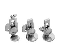 Cabilock 3pcs Adjustable Metal Clarinet Thumb Finger Rest Replacement for Woodwind Instrument Players Ergonomic Holder with Three Options for Enhanced Comfort and Sturdy Performance